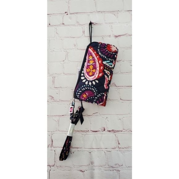 Vera Bradley Painted Paisley RFID Crossbody NWT - Picture 5 of 7